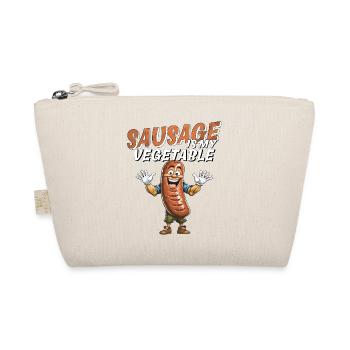 SAUSAGE IS MY VEGETABLE - Organic Pouch - nature - Front