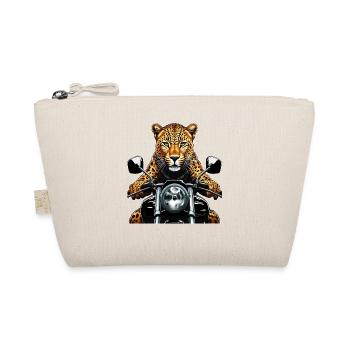 LEOPARD MOTORRAD - Bio-Täschchen - Natur - Vorne