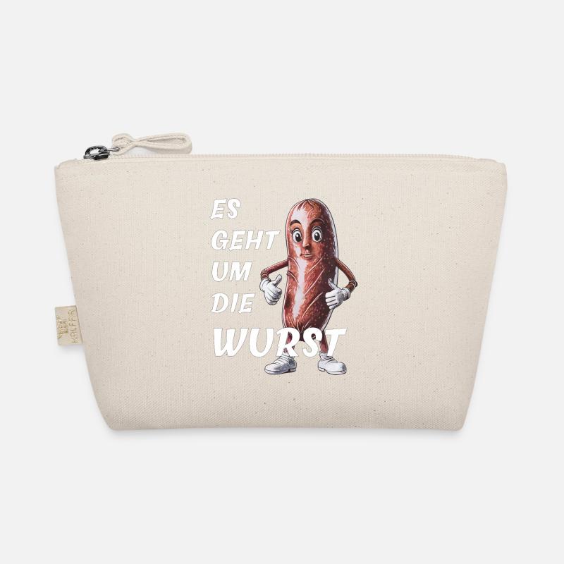 ES GEHT UM DIE WURST - Bio-Täschchen - Natur