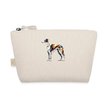 Art géométrique Barzoï Chasse russe Lévrier - Trousse biologique - nature - Devant