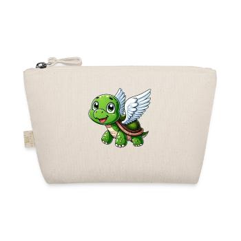 Turtle Angel Wings Halo Farm Landw - Organic Pouch - nature - Front