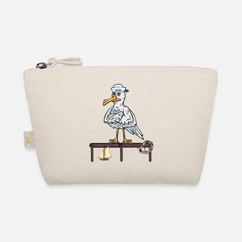 maritime, seagulls, seagulls, seafarers, sailing ship, ahoy Organic Pouch
