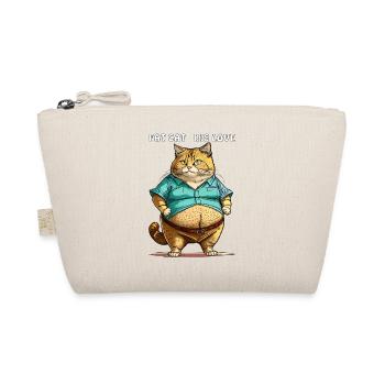 FAT CAT BIG LOVE - Bio-Täschchen - Natur - Vorne