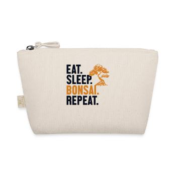 Eat Sleep Bonsai Repeat Indoor Bonsai Bonsai Pots - Organic Pouch - nature - Front