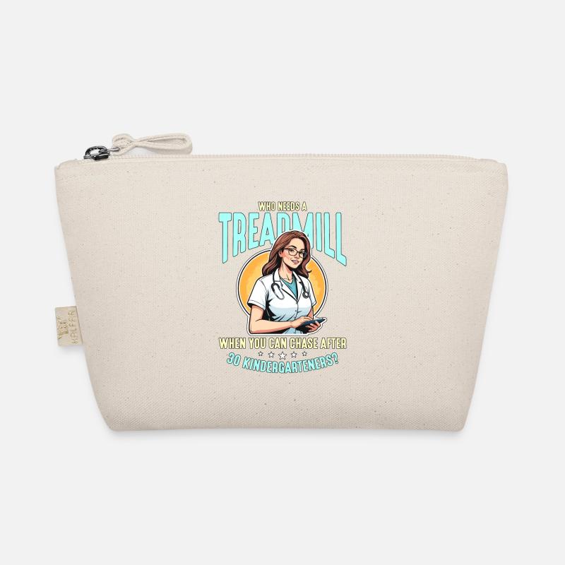 Health Educator Who Needs A Treadmill Teacher Organic Pouch
