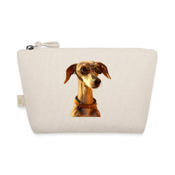 Windhund Hundeliebhaber Jagdhund Liebe Greyhound - Bio-Täschchen - Natur - Vorne
