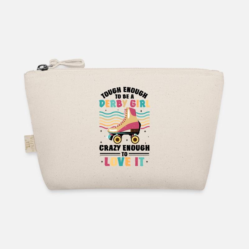 Witziger Rollschuh Spruch Bio-Täschchen