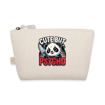 Mignon Mais Psycho Panda Adorable Animal Kawaii - Trousse biologique - nature - Devant
