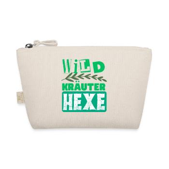 Mama Wildkräuter Hexe Kräuter Design - Bio-Täschchen - Natur - Vorne