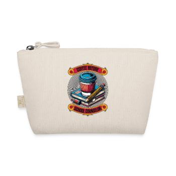 School Counselor Coffee Psychologist Coffee Lover - Organic Pouch - nature - Front
