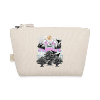 Middle Ages, Castle, Fairy Tales, Mystical, Ravens, Crows - Organic Pouch - nature - Front