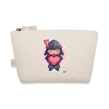 Shogun kawaii mignon samouraï avec cœur et amour - Trousse biologique - nature - Devant