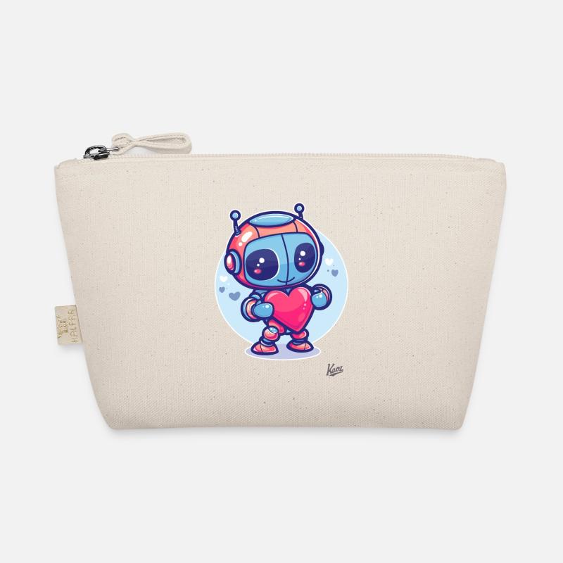 Robot mignon et cool avec du cœur et de l’amour Trousse biologique