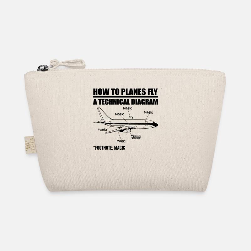 How Planes Fly Funny Aviation Engineer Pilot Airpl Trousse biologique