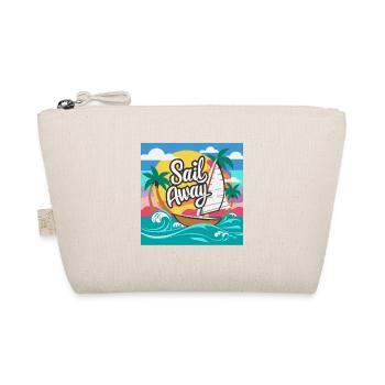 BOATS, SAIL AWAY - Organic Pouch - nature - Front