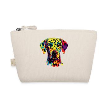 Dalmatian Dogs Colorful Colors Pop Art Rainbow - Organic Pouch - nature - Front
