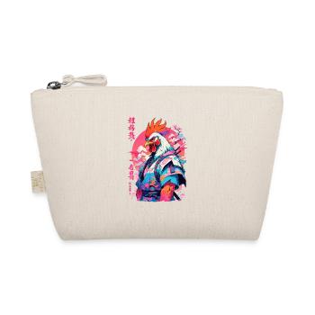 Coq Yokai Vaporwave Esthétique Samouraï Art - Trousse biologique - nature - Devant
