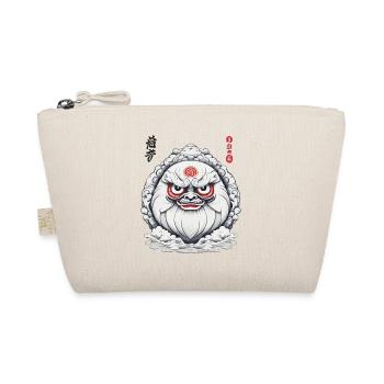 Japonais Daruma Esthétique Vintage Design - Trousse biologique - nature - Devant
