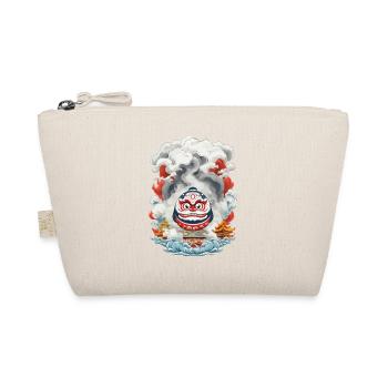 Daruma Japonais Esthétique Yokai Vintage - Trousse biologique - nature - Devant