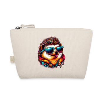 Hedgehog - Organic Pouch - nature - Front