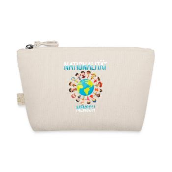 against racism, against the right, against Nazis, love - Organic Pouch - nature - Front