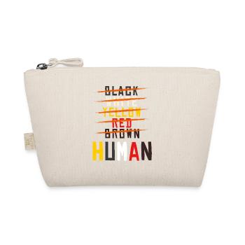 against racism, against the right, against Nazis, love - Organic Pouch - nature - Front
