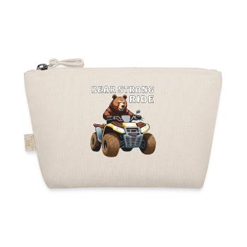 QUAD BEAR STRONG RIDE - Bio-Täschchen - Natur - Vorne