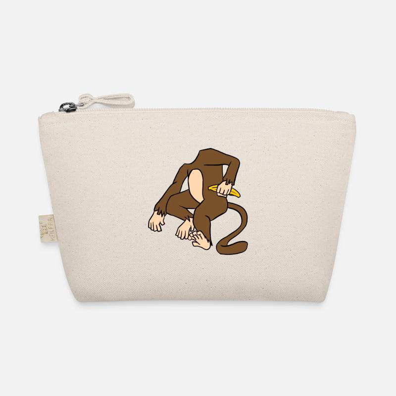 Affe Körper Mit Einer Banane Lustiger Affen-Primat Bio-Täschchen