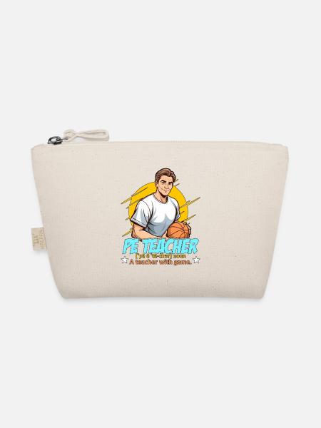 P.E Instructor P.E Teacher Noun A Personal Trainer - Organic Pouch - nature - Front