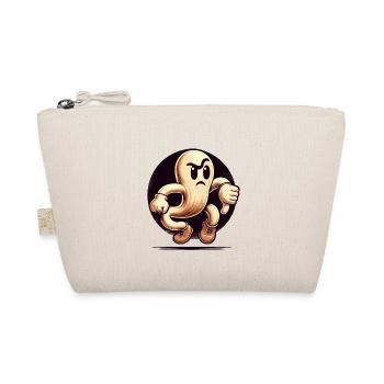 Cool Ghost Gives Thumbs Down Halloween Party - Organic Pouch - nature - Front