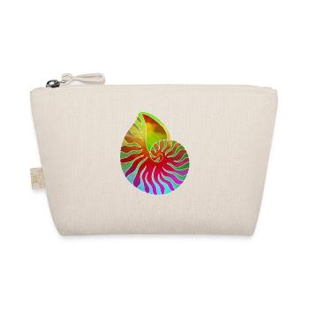 Coquillage violet vert rouge - Trousse biologique - nature - Devant