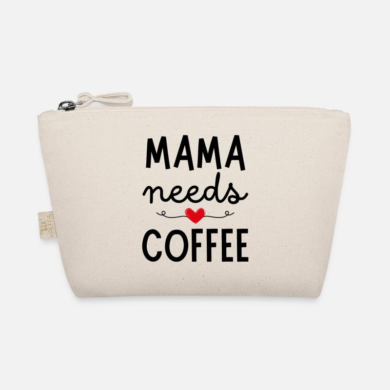 Mama needs Coffee - Bio-Täschchen - Natur