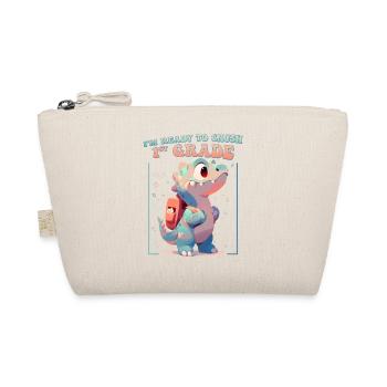 Je suis prêt à écraser des enfants dinosaures mignons de 1ère année - Trousse biologique - nature - Devant