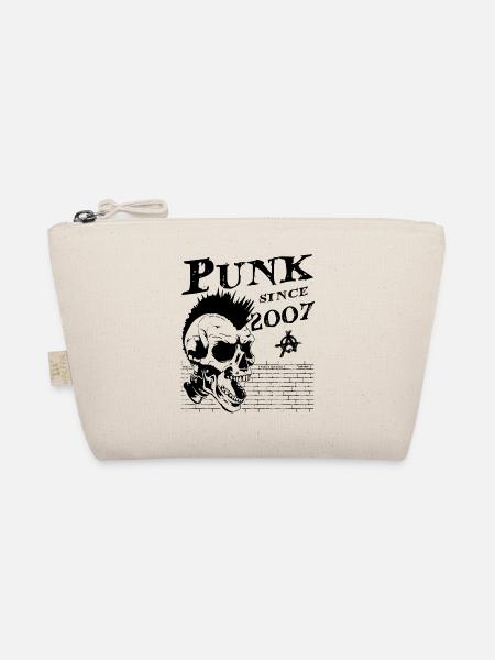 Punk Since 2007, Punks Not Dead, 17 Years Old and - Organic Pouch - nature - Front
