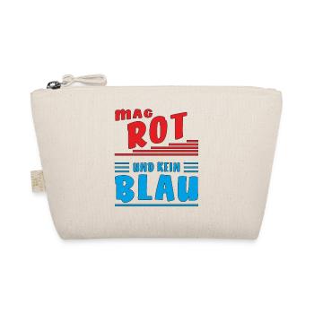MAG ROT UND KEIN BLAU - Bio-Täschchen - Natur - Vorne