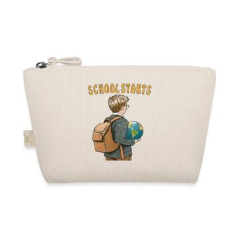 SCHOOL STARTS - Organic Pouch - nature - Front