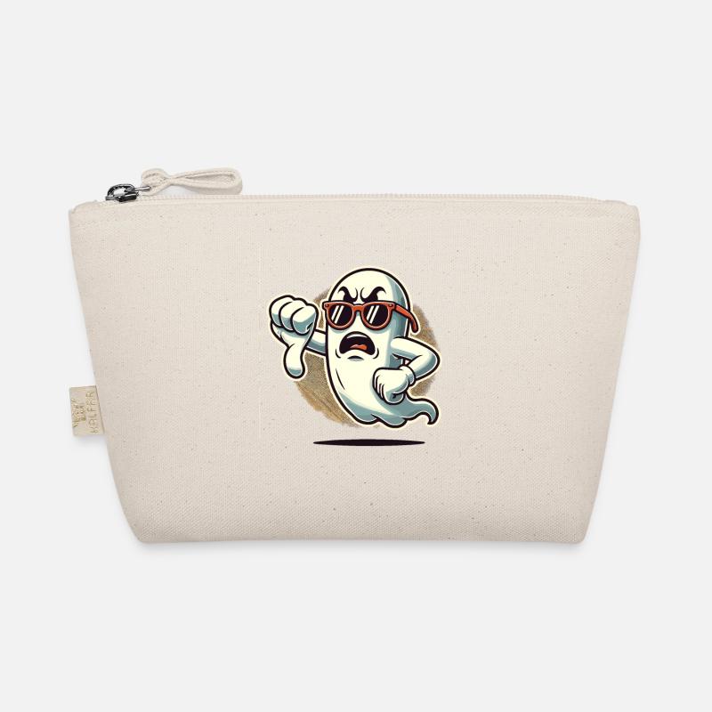 Cool Ghost donne des pouces vers le bas Fantôme d’Halloween Trousse biologique