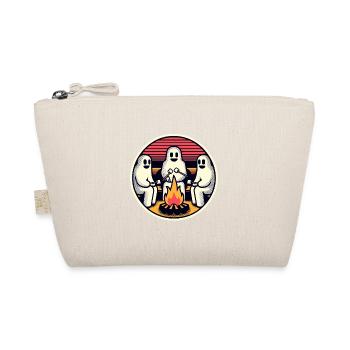 Ghosts at the campfire campsite Lustige - Organic Pouch - nature - Front