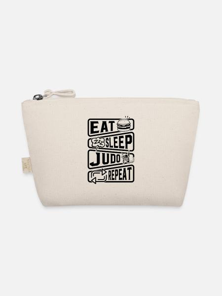 Eat Sleep Judo Repeat - Judo Martial Arts Judo - Organic Pouch - nature - Front