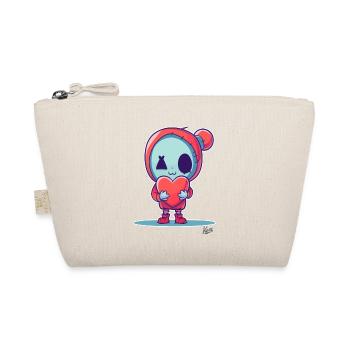 Poupée zombie heureuse avec coeur pour l’amour - Trousse biologique - nature - Devant