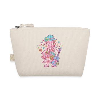 Hippie Girl - Organic Pouch - nature - Front