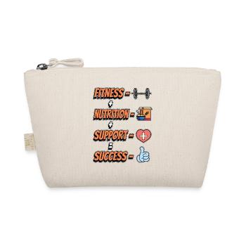 Health Coach Fitness Nutrition Support Coaching - Organic Pouch - nature - Front