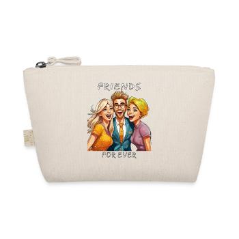 FREUNDE FRIENDS FOR EVER - Organic Pouch - nature - Front