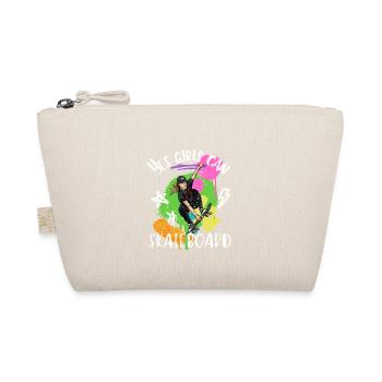 Oui, les filles peuvent faire du skateboard - Trousse biologique - nature - Devant