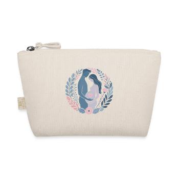 Futur parent amour floral enceinte annonce - Trousse biologique - nature - Devant