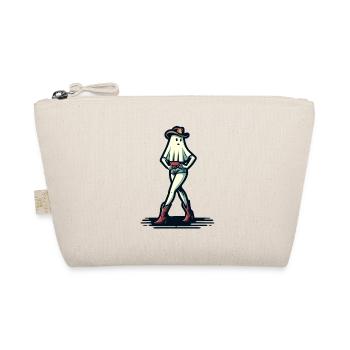 Drôle Halloween Fille Fantôme Bottes Chapeau De Cowboy - Trousse biologique - nature - Devant