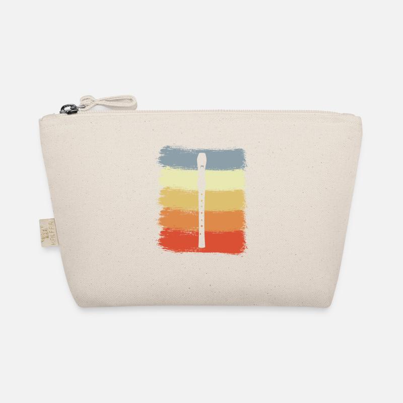 Vintage Flöte Bio-Täschchen