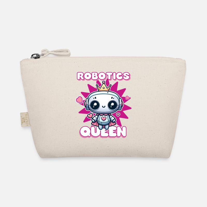 Robotics Queen Engineer Engineering Funny Robot Organic Pouch