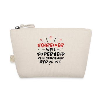 Schreiner Spruch Beruf Lustiges Schreiner Geschenk - Bio-Täschchen - Natur - Vorne
