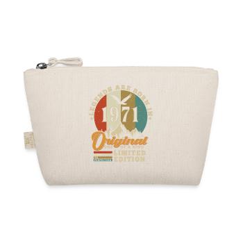Original 1971 Birthday Gift 1971 Authentic - Organic Pouch - nature - Front